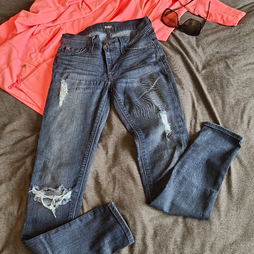 Hudson Nico Mid Rise Super Skinny Jeans